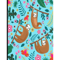 This Is My Super Cute Sloth Puzzle Book: Light Blue Cover Sloth Puzzle Book With 110 Pages. Tic Tac Toe, Hangman, 4 In A Row & Dots And Boxes Activiti