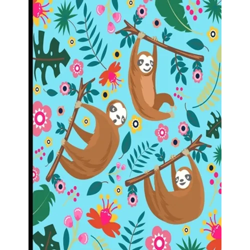 This Is My Super Cute Sloth Puzzle Book: Light Blue Cover Sloth Puzzle Book With 110 Pages. Tic Tac Toe, Hangman, 4 In A Row & Dots And Boxes Activiti