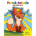Forest Animals Coloring Book for Kids Ages 4-8!