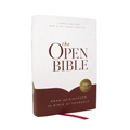 The Open Bible: Read and Discover the Bible for Yourself (Nkjv, Hardcover, Red Letter, Comfort Print)