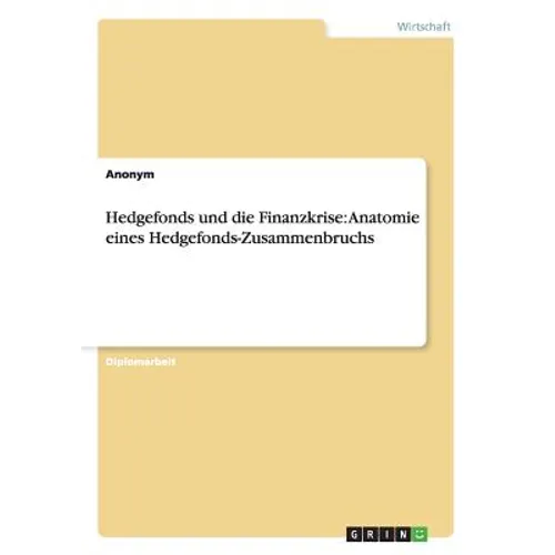 Hedgefonds und die Finanzkrise: Anatomie eines Hedgefonds-Zusammenbruchs