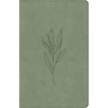 CSB Thinline Bible, Digital Study Edition, Sage Suedesoft Leathertouch