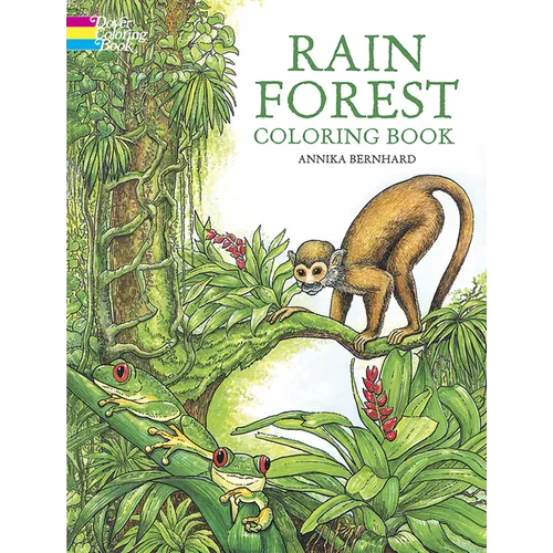 Rain Forest Coloring Book
