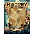 History Word Search For Adults: Dive into the Past with 100 Captivating Puzzles Activity Book Instructions and Solutions Included Brain Game Adults &