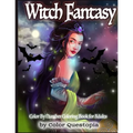 Witch Fantasy Color By Number Coloring Book For Adults: Enchanted Mosaic Color-By-Number With Magical Women and Gothic Halloween Witchcraft
