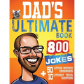 Dad's Ultimate Book 800 Jokes + 50 Author Inspired Crosswords + 10 Literary Trivia Questions