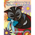 Large Print Adult Coloring Book of Kittens and Cats: A Simple and Easy Kittens and Cats Coloring Book for Adults For Stress Relief and Relaxation