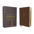 Nasb, Thompson Chain-Reference Bible, Leathersoft, Brown, 1995 Text, Red Letter, Thumb Indexed, Comfort Print