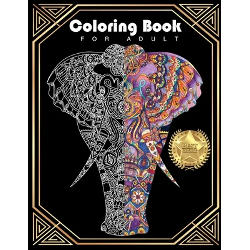 adult coloring book mandala animals: Stress Relieving Designs Animals Mandalas, Flowers,