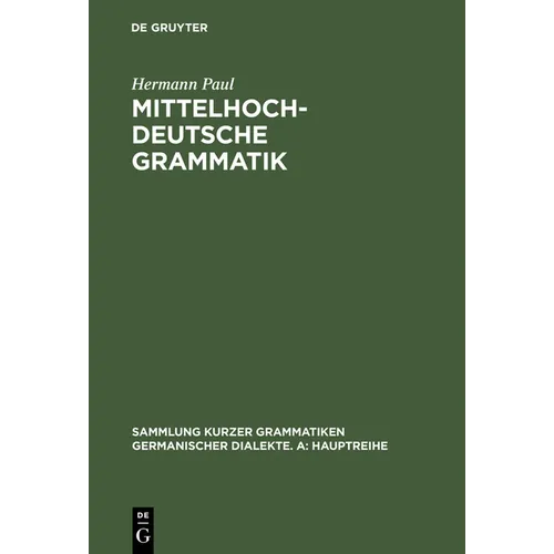 Mittelhochdeutsche Grammatik