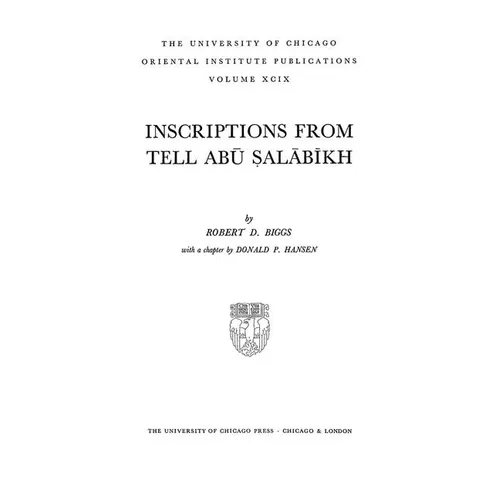 Inscriptions from Tell Abu Salabikh