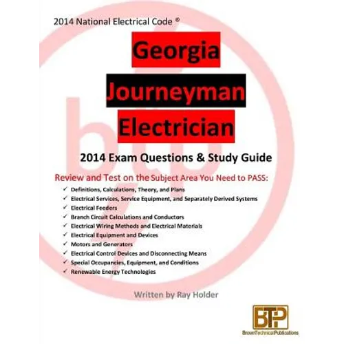 Georgia 2014 Journeyman Electrician Study Guide