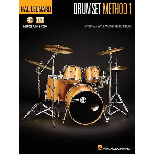 Hal Leonard Drumset Method - Book 1 Book/Online Media
