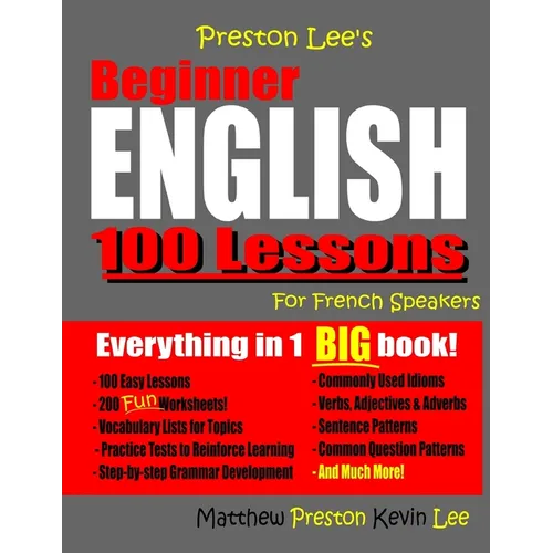 Preston Lee's Beginner English 100 Lessons For French Speakers