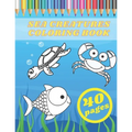 Sea Creatures Coloring Book: Kids Coloring Books Ocean Animals Kids Aged 3-8 Sea Life