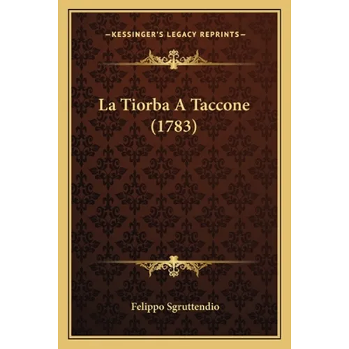 La Tiorba A Taccone (1783)
