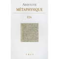 Aristote, Metaphysique Eta