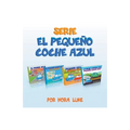 Serie El Pequeño Coche Azul Colección de Cuatro Libros