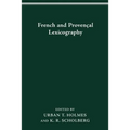 French and Provençal Lexicography