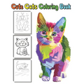 Cute Cats coloring Book: amazing Gift for kids and cat lovers to enjoy coloring beautiful and cute cats