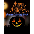 Halloween Adults Coloring Book: 50 Unique Design, Featuring Innocent Witches, Skull, Bats, Haunted House, Spooky Tree & Halloween Background