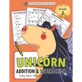 Unicorn Addition and Subtraction Grade 1: Daily Basic Math Practice for Kids