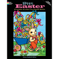Happy Easter Stained Glass Coloring Book