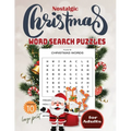 Nostalgic christmas word search puzzles large print for Adults Volume10: 254 large print christmas word search puzzles book Find 2000 different words