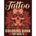 Tattoo Coloring Book For Adults: Awesome and Relaxing 107 pages Tattoo Coloring book Gift for Men and Women featuring Snake Tattoo, Sugar Skulls, Anim