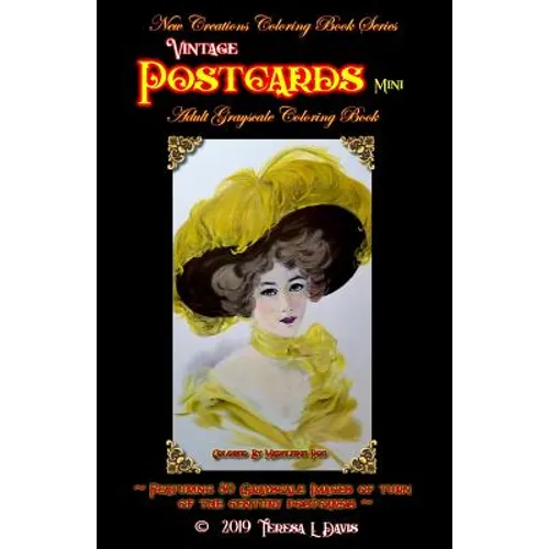 New Creations Coloring Book Series: Victorian Postcards Mini