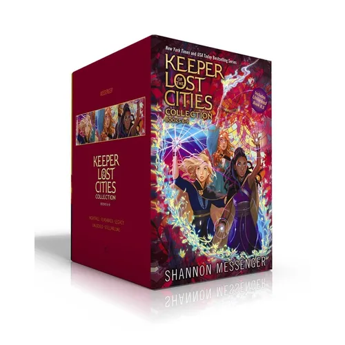 Keeper of the Lost Cities Collection Books 6-9 (Boxed Set): Nightfall; Flashback; Legacy; Unlocked Book 8.5; Stellarlune