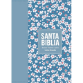 Biblia Rvr 1960 Compacta Símil Piel Flores Azul Claro (Bible Rvr 1960 Compact Size Leatherlike Light Blue Flowers (Spanish Edition)