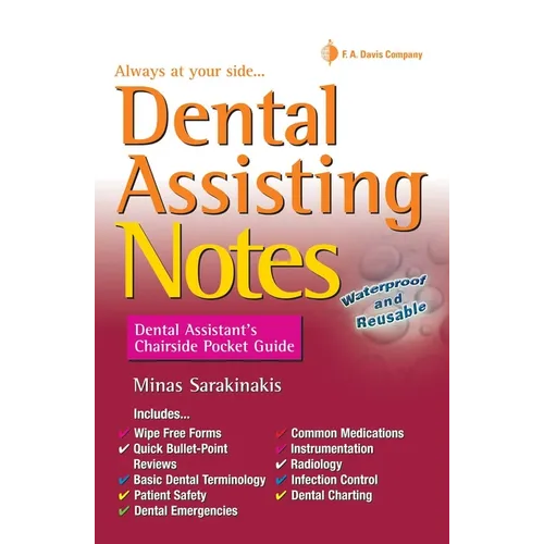 Dental Assisting Notes: Dental Assistant's Chairside Pocket Guide