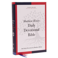 Nkjv, Matthew Henry Daily Devotional Bible, Hardcover, Red Letter, Comfort Print: 366 Daily Devotions by Matthew Henry