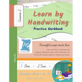 Handwriting Practice Workbook - Numbers from 1 to 50 - Words and Numbers - Cursive, Level 2: Learn by Handwriting - Children and Adults - N150C2PE