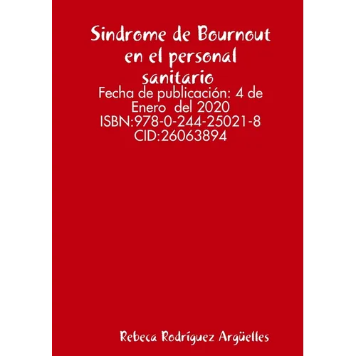 Sindrome de Bournout en el personal sanitario