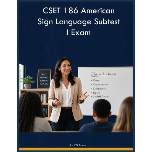 CSET 186 American Sign Language Subtest I Exam