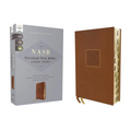 Nasb, Personal Size Bible, Large Print, Leathersoft, Brown, Red Letter, 1995 Text, Thumb Indexed, Comfort Print
