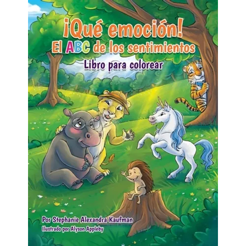 Qué emoción! El ABC de los sentimientos: Libro para colorear