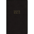 Nbla, Santa Biblia, Ultrafina, Letra Grande, Leathersoft, Negro, Palabras de Jesús En Rojo, Con Cierre