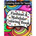 Fashion & Mandala Coloring Book: Coloring Book For Teens