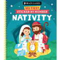 Brain Games - My First Sticker by Number: Nativity - Includes the Story of Jesus's Birth