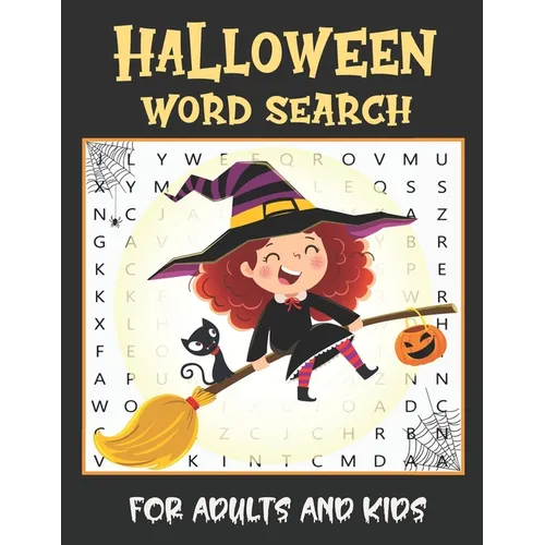 Halloween Word Search For Adults: Large Print Word Search Puzzle Book Fun For Adults And Kids - Paperback