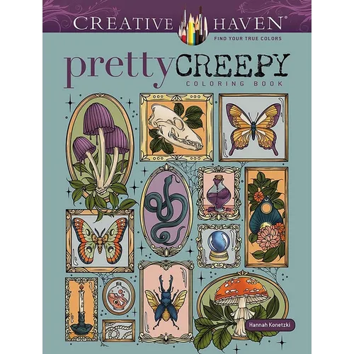 Creative Haven Pretty Creepy Coloring Book