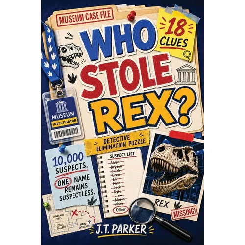 Who Stole Rex?: An Interactive Detective Mystery Puzzle for Kids with 10,000 Suspects, 18 Clues, Secret Codes, and One Answer Hidden in Plain Sight