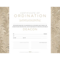 Certificate of Ordination for Deacon - Flat Opaque (Package of 6)