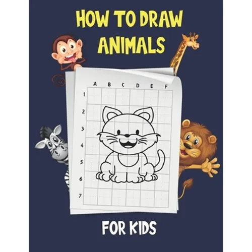 How To Draw Animals For Kids: Learn to Draw Step-by-Step cute animals, Draw 50 Animals, how to draw cute animals