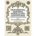 Ornamental Borders, Scrolls and Cartouches in Historic Decorative Styles