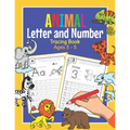 Animal Letter and Number Tracing Book Ages 3 - 5: Practice Workbook for Preschoolers Trace Letters and Numbers Book for Kindergarten and Pre K