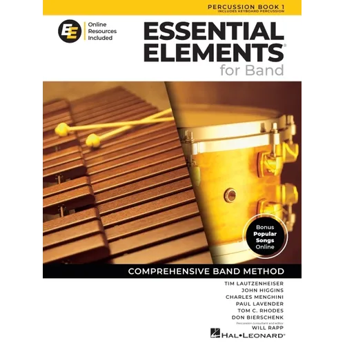 Essential Elements for Band - Percussion/Keyboard Percussion Book 1 Online Resources
